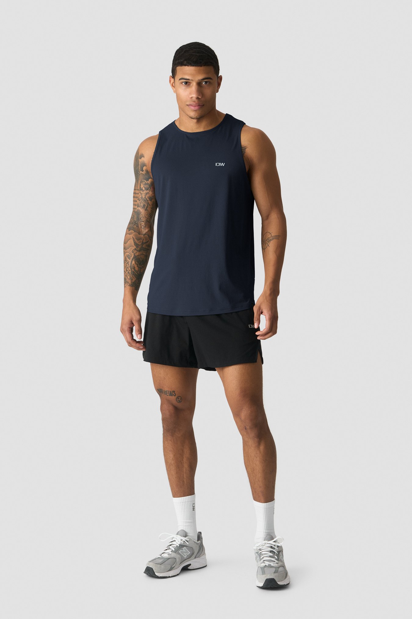 Stride Tank top Navy - immagine $