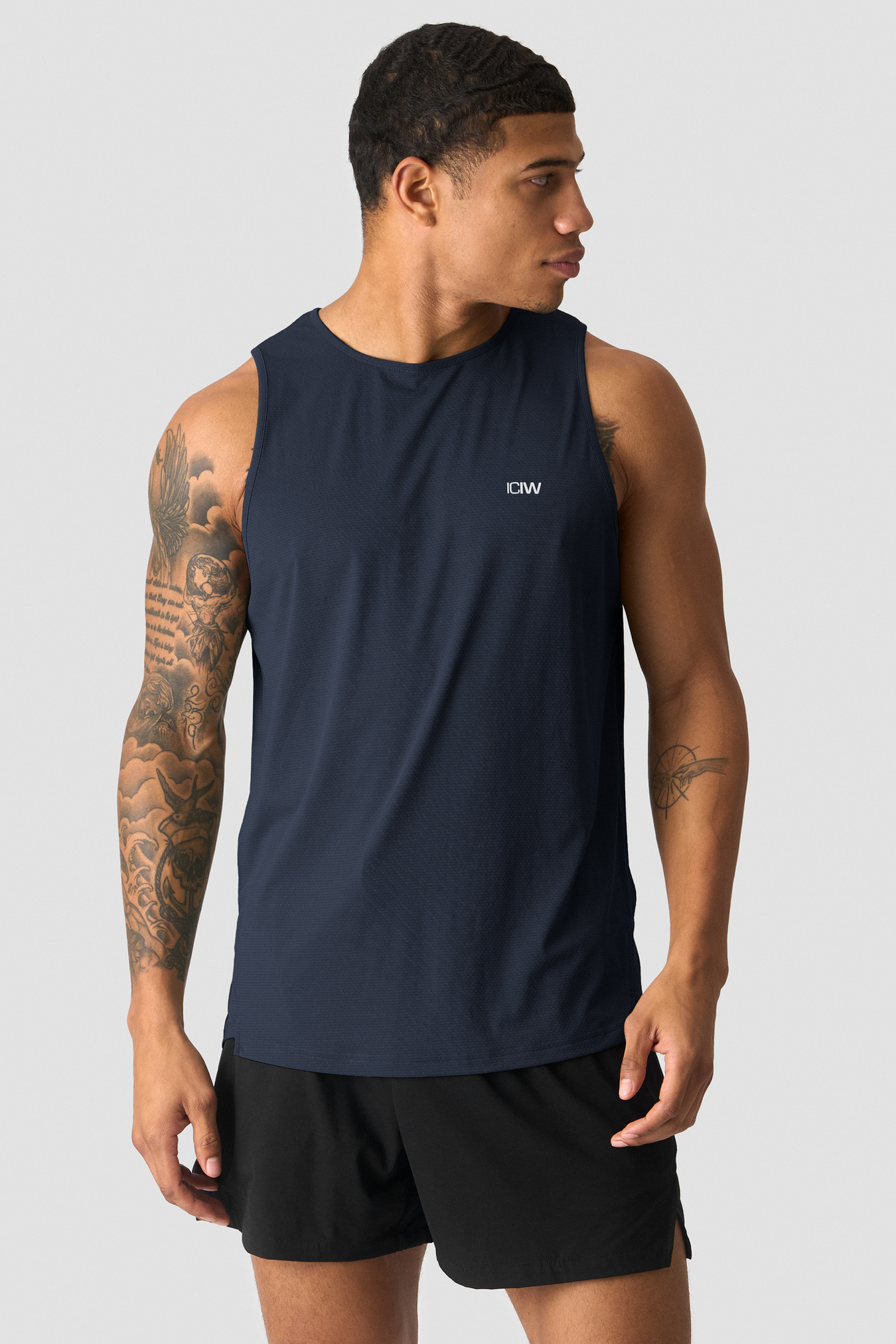 Stride Tank top Navy - immagine $