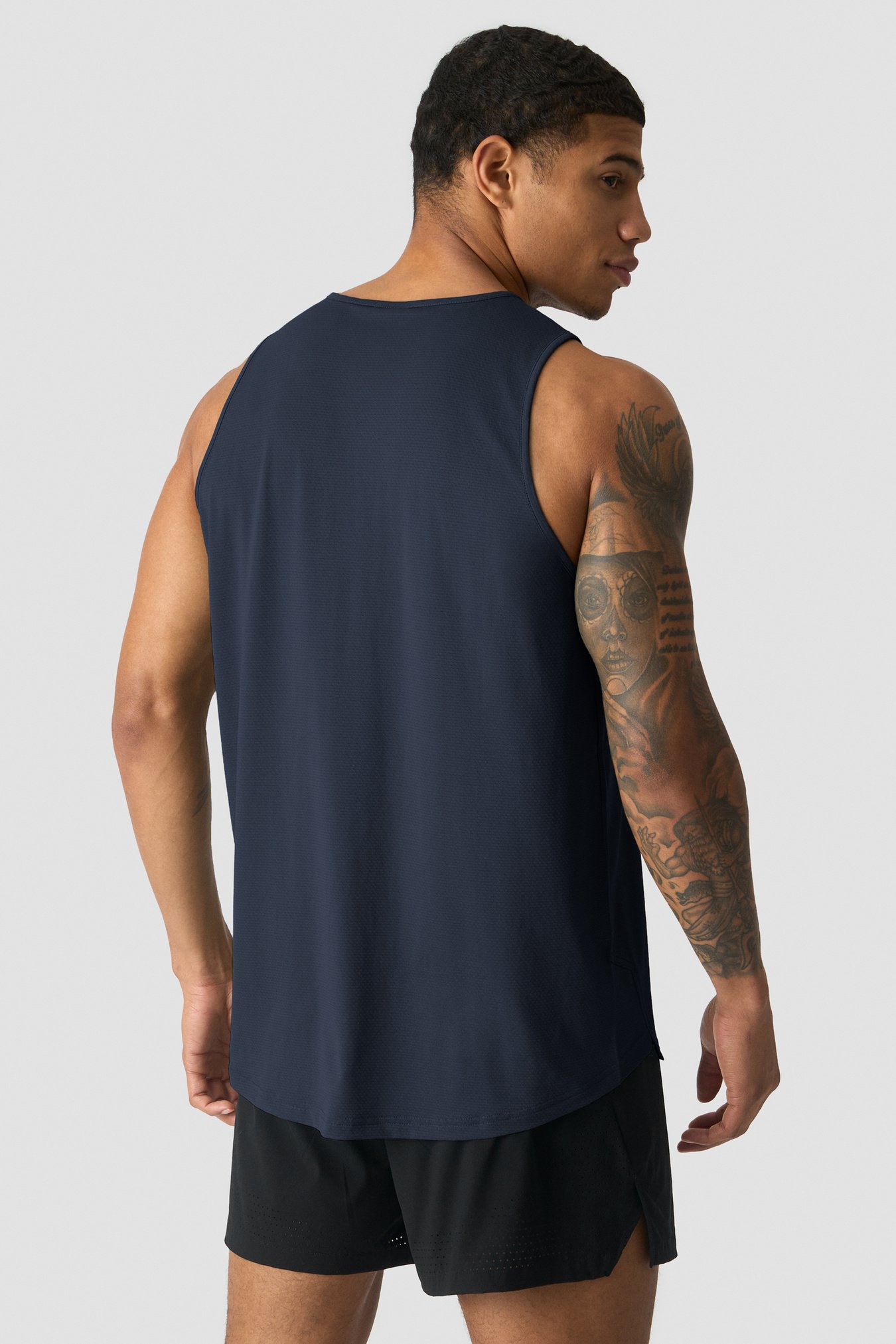 Stride Tank top Navy - immagine $