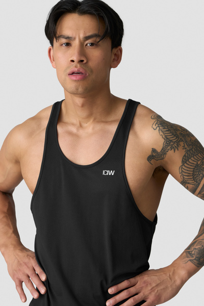 Stride Stringer Top Black - Schwarz