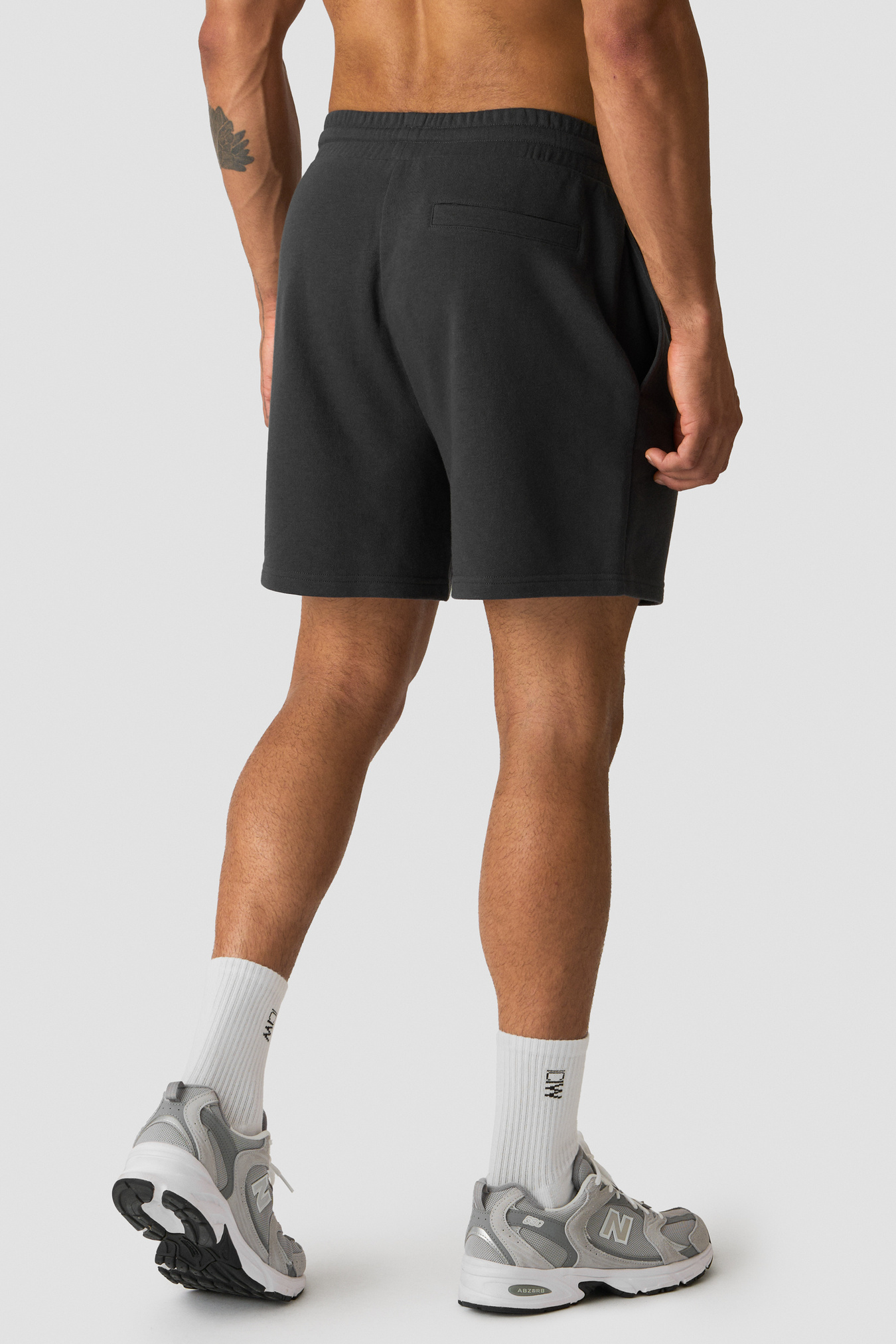 Everyday Unbrushed Relaxed Sweat Shorts Dark Grey - bilde 2