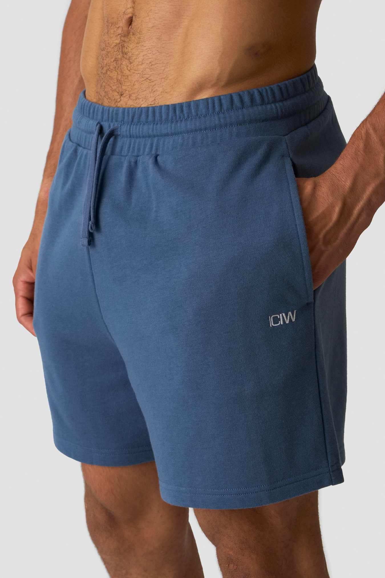 Everyday Unbrushed Relaxed Sweat Shorts Dusty Twilight Blue - bilde 3