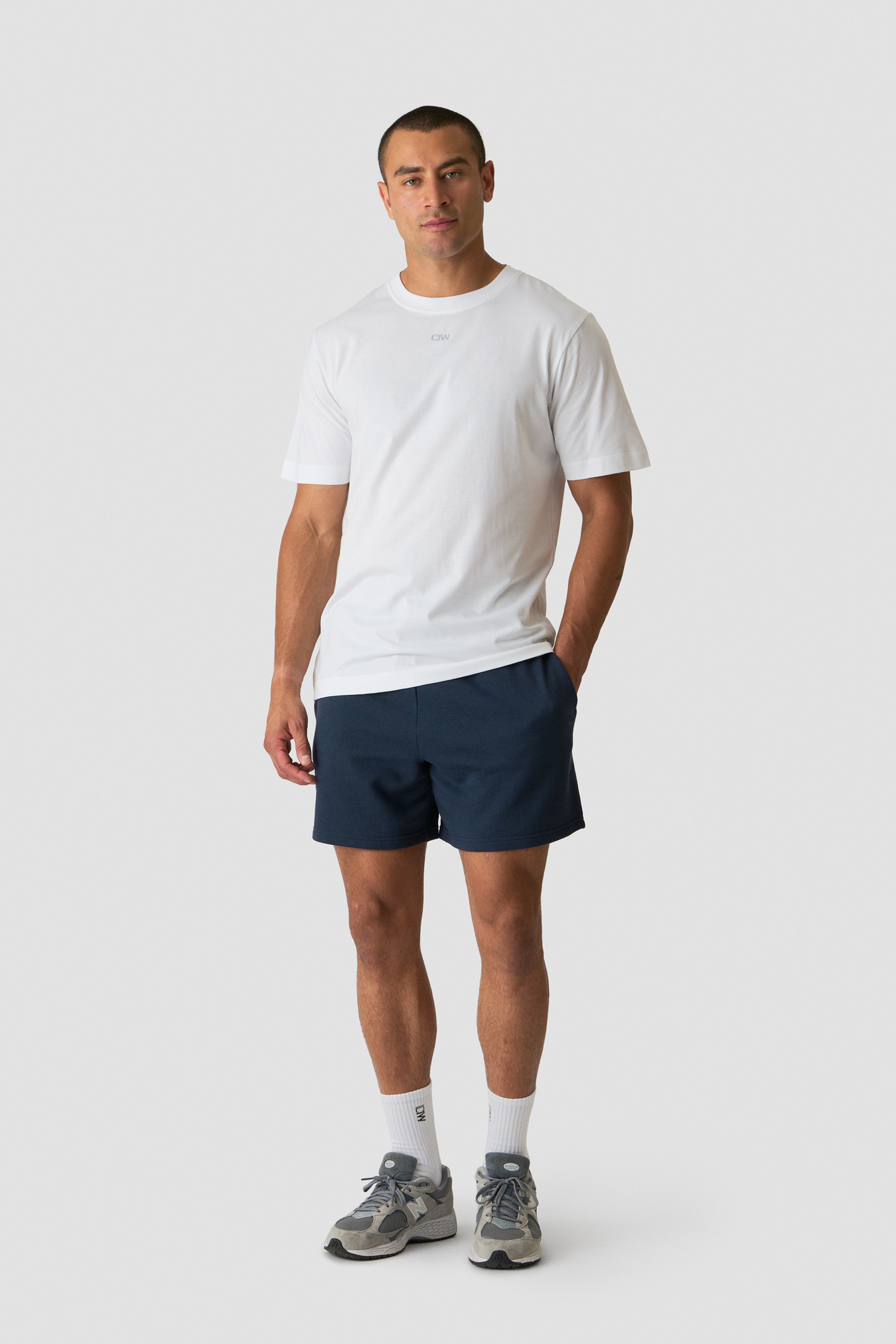 Everyday Unbrushed Relaxed Sweat Shorts Navy - bilde 4