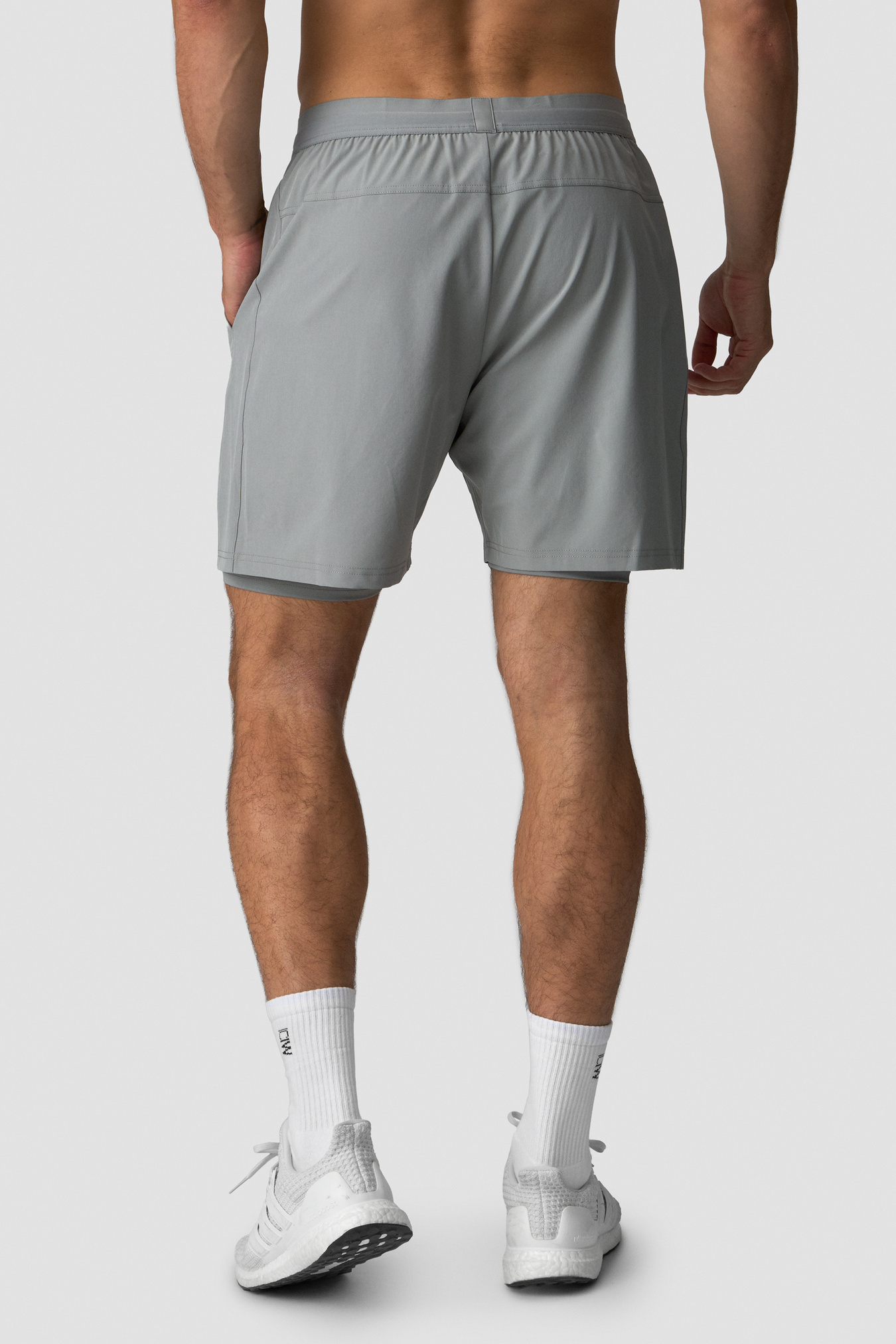 Workout 2-in-1 Shorts Men Ultimate Grey - immagine $