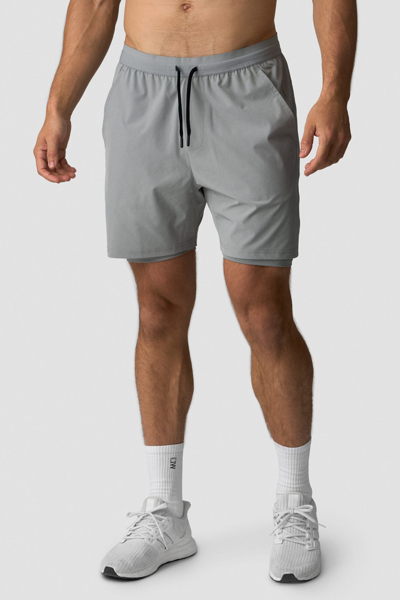Workout 2-in-1 Shorts Men Ultimate Grey - immagine $