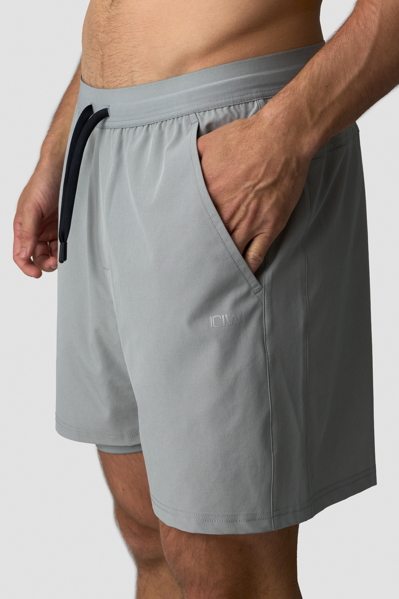 Workout 2-in-1 Shorts Men Ultimate Grey - immagine $