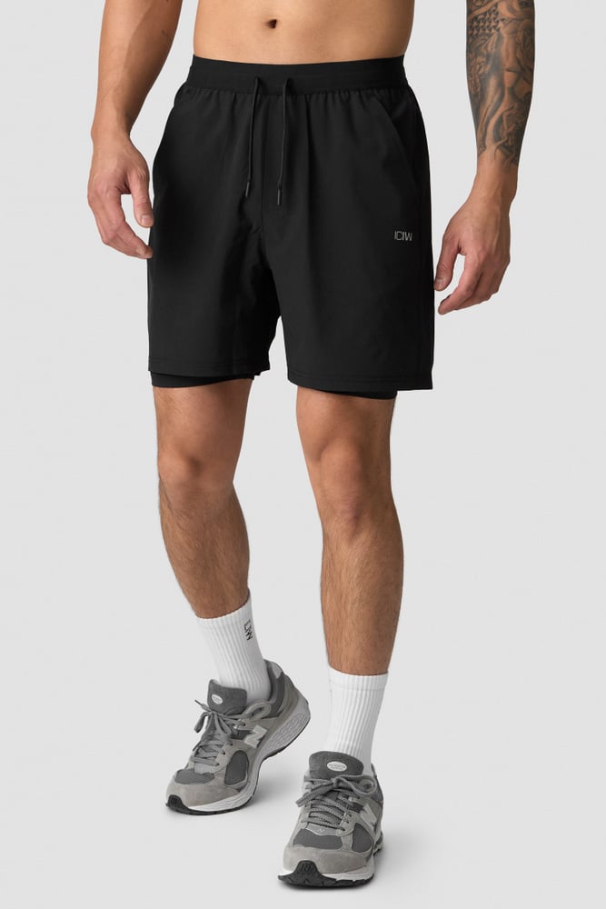 Workout 2-in-1 Shorts Black