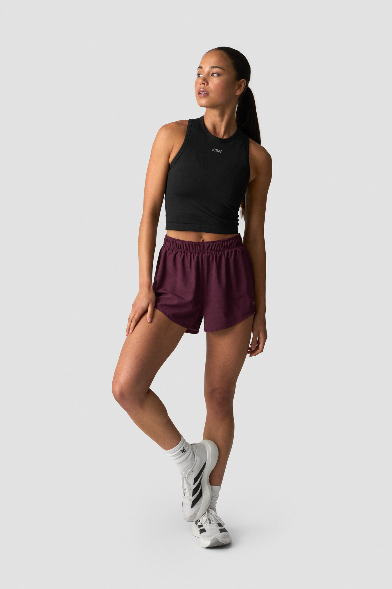 Mirage Cropped Tank Top Black - billede 3