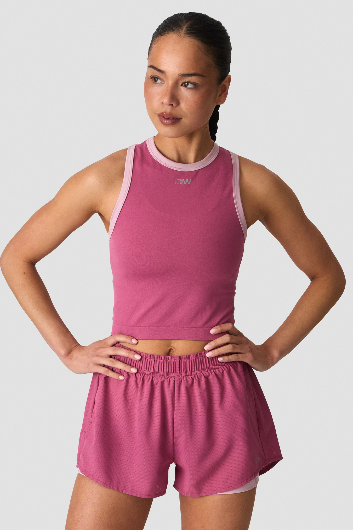 Mirage Cropped Tank Top Petal Pink - Bild 1