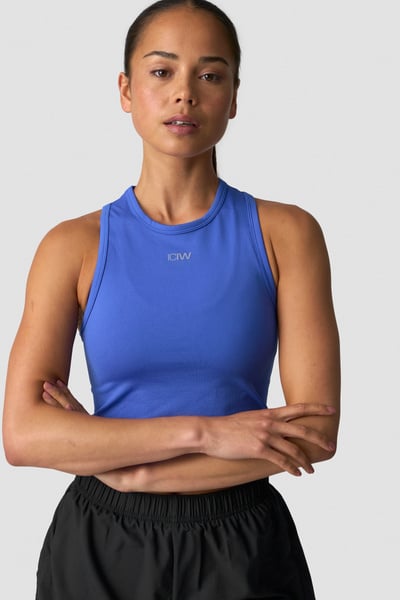 
                    Mirage Cropped Tank Top Virtual Blue
                    
                  