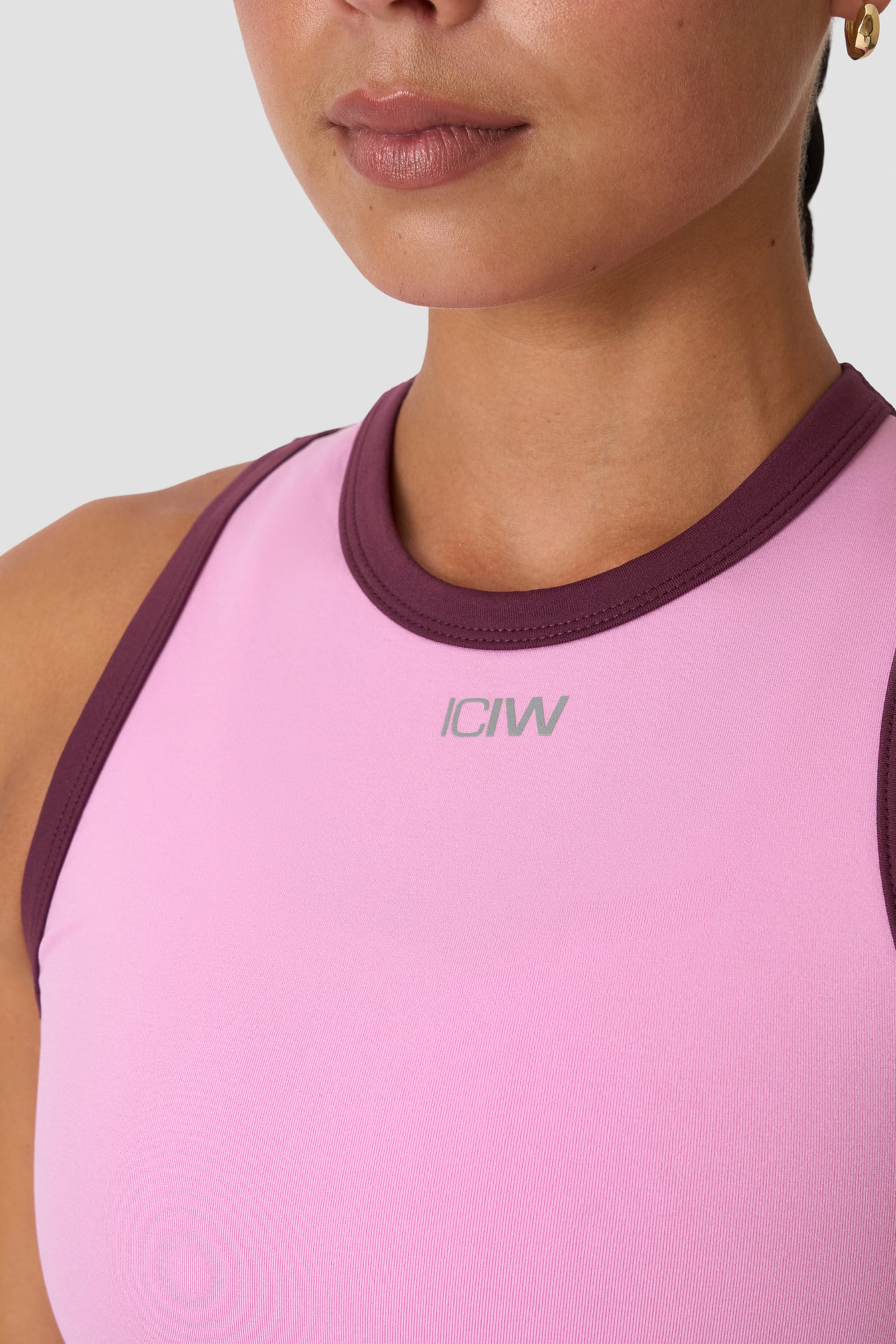 Mirage Seamless Cropped Tank Pink lotus - kuva 3