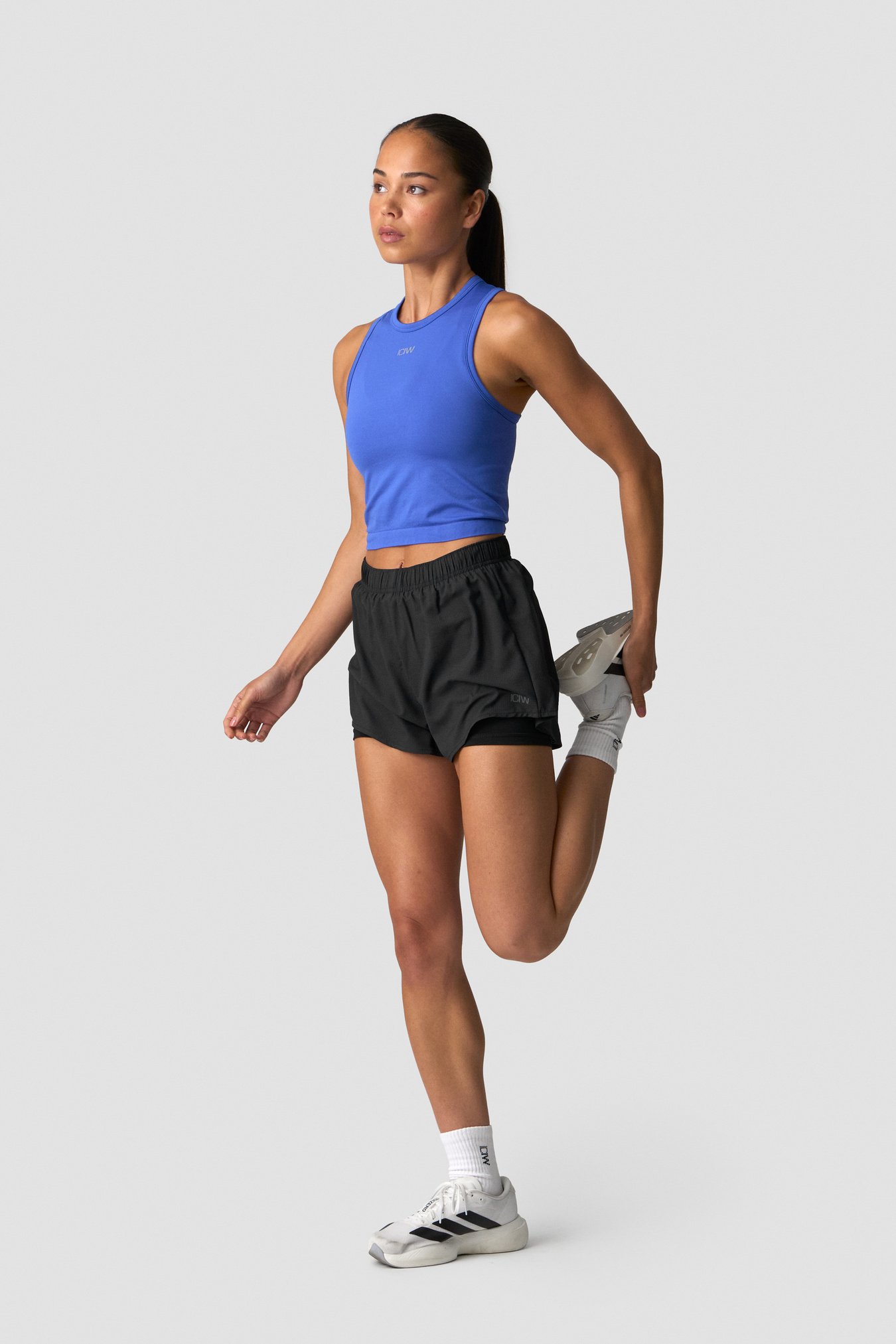 Mirage Cropped Tank Top Virtual Blue - billede 3