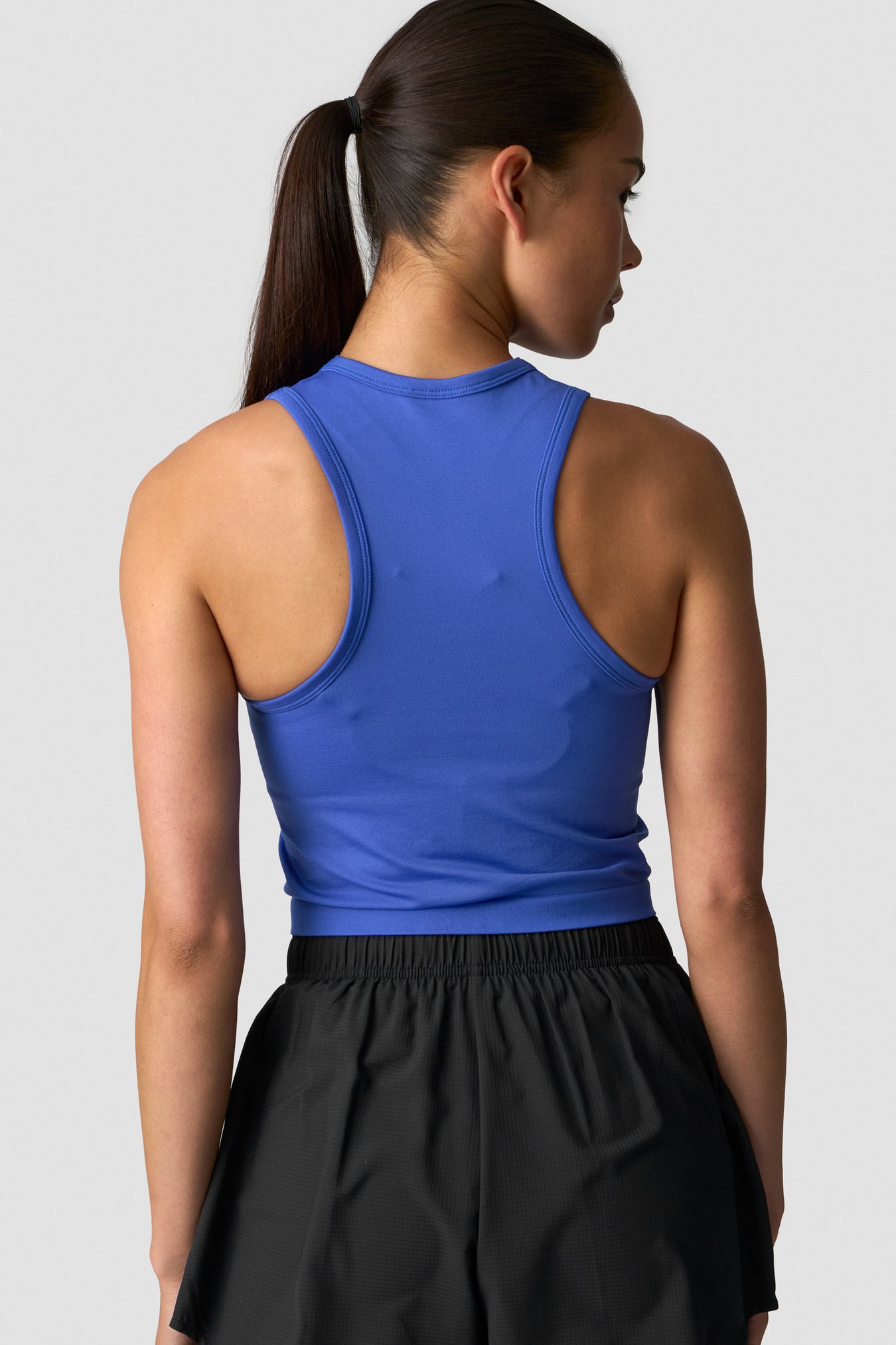 Mirage Cropped Tank Top Virtual Blue - billede 1