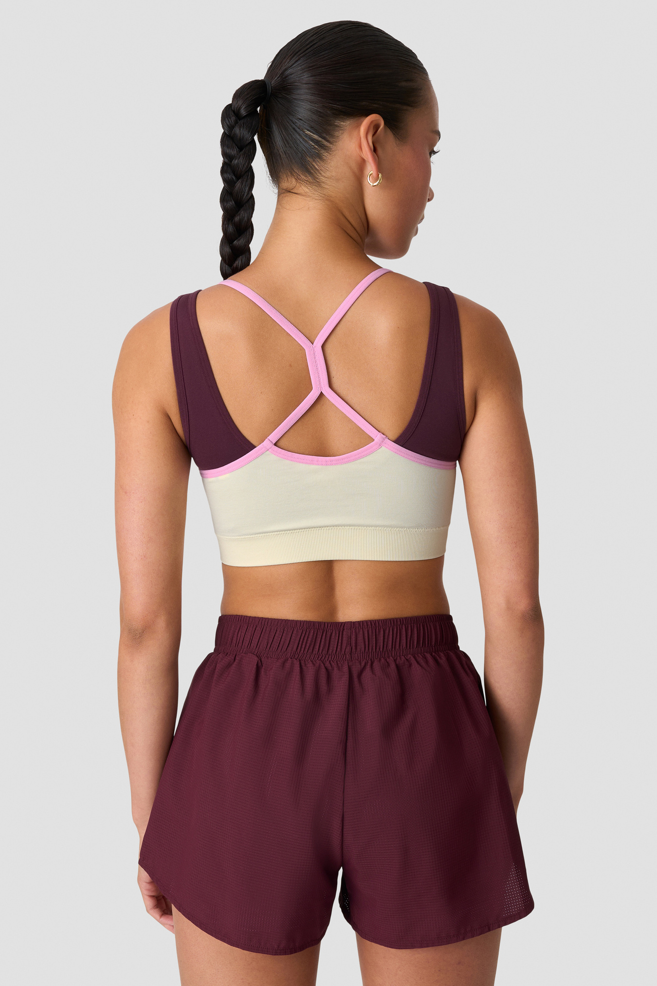 Mirage Seamless Double Layer Sports Bra Pale lemon - kuva 4