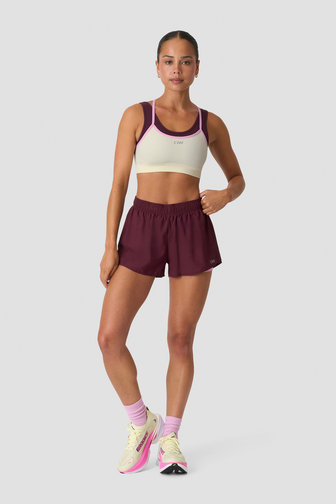 Mirage Seamless Double Layer Sports Bra Pale lemon - kuva 5