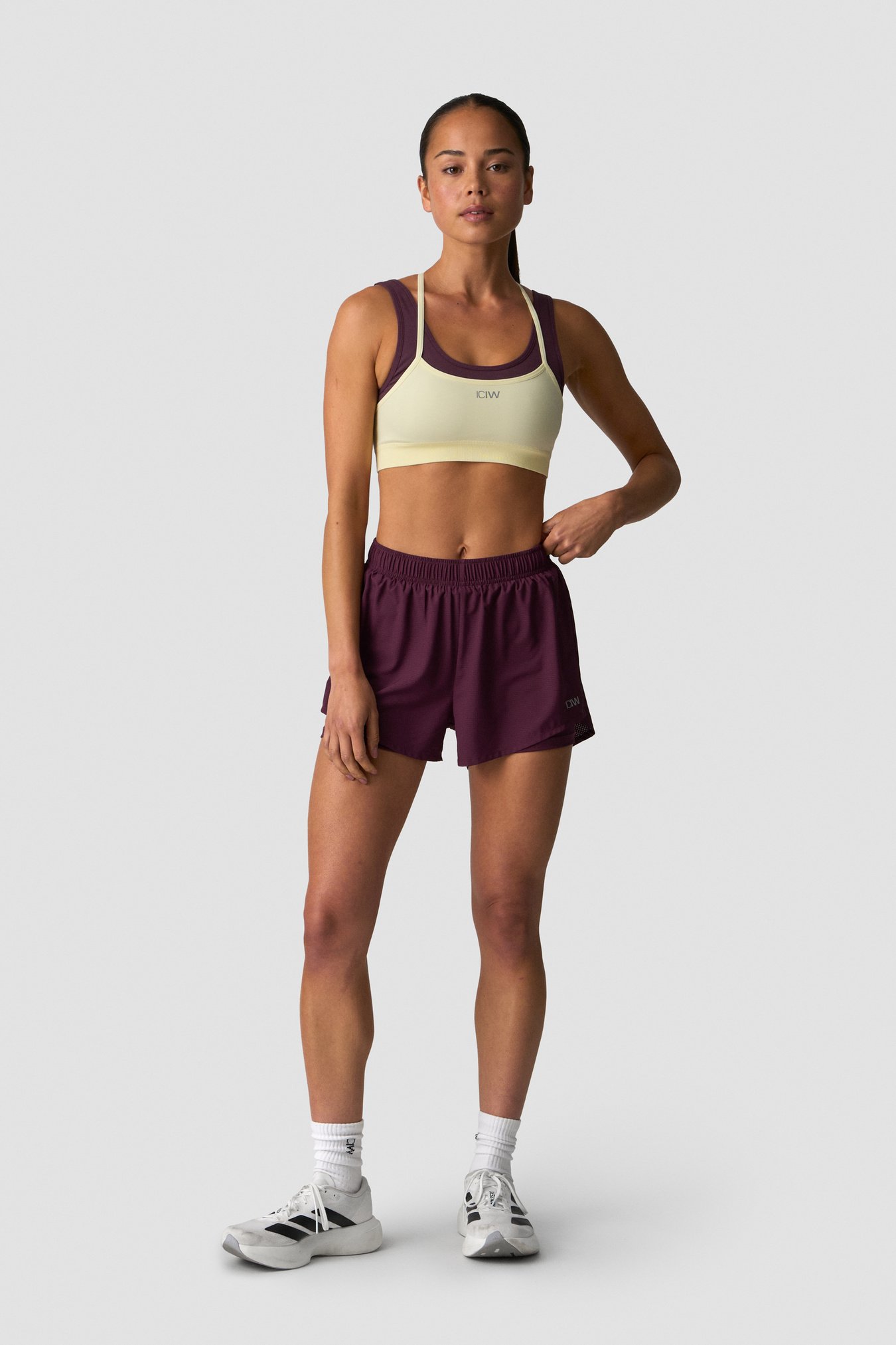 Mirage Seamless Double Layer Sports Bra Dark Mahogany/Vanilla Cream - billede 3