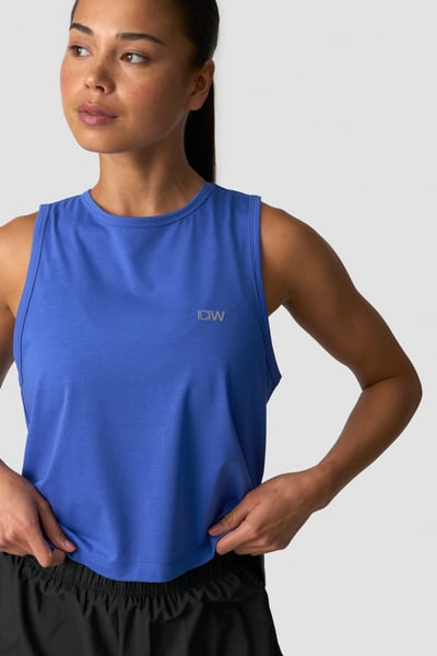 
                    Mirage Cropped Singlet Virtual Blue
                    
                  