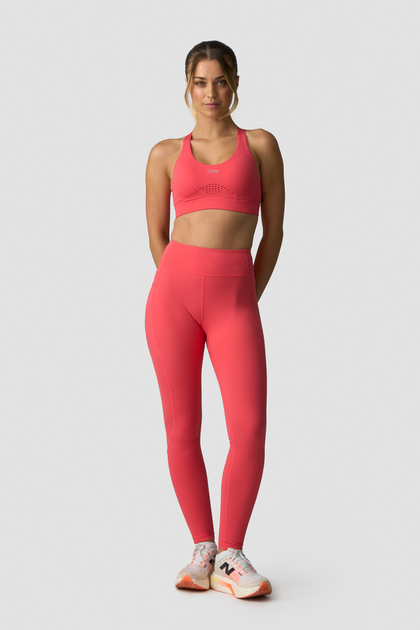 Essential High Intensity Sports Bra Dark Pink Peach - imagen 3