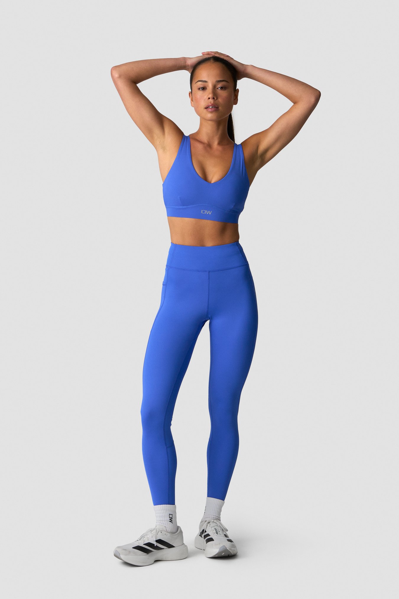 Essential Mid Support Sports Bra Virtual Blue - billede 3