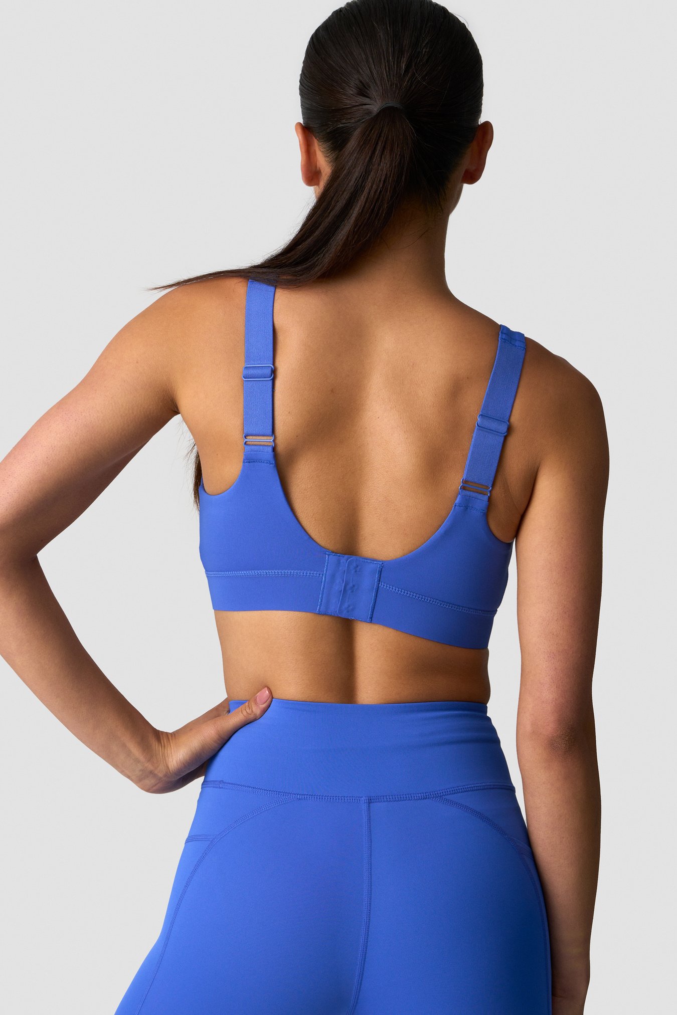 Essential Mid Support Sports Bra Virtual Blue - billede 1