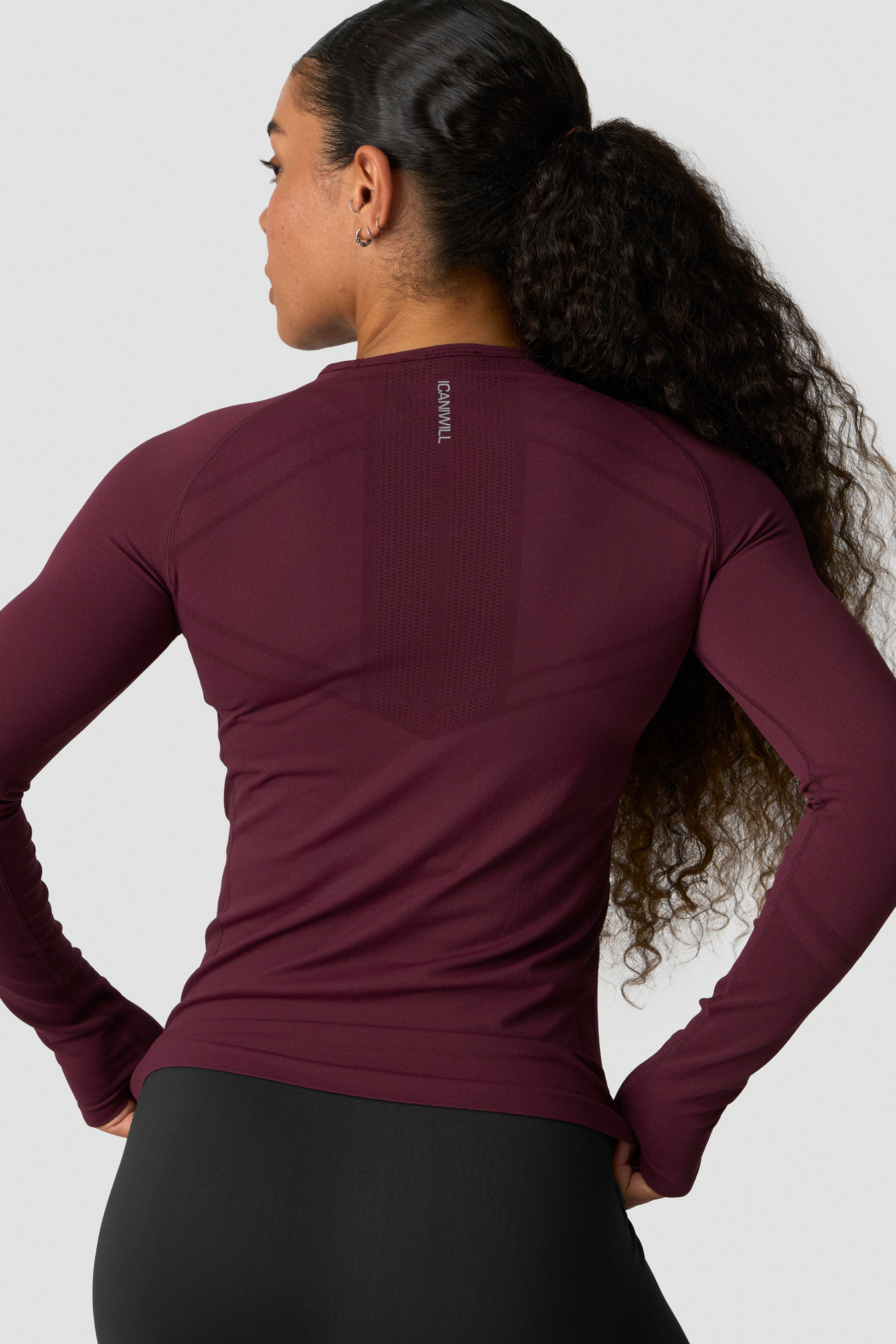 Define Seamless Long Sleeve Dark mahogany - Bild 3