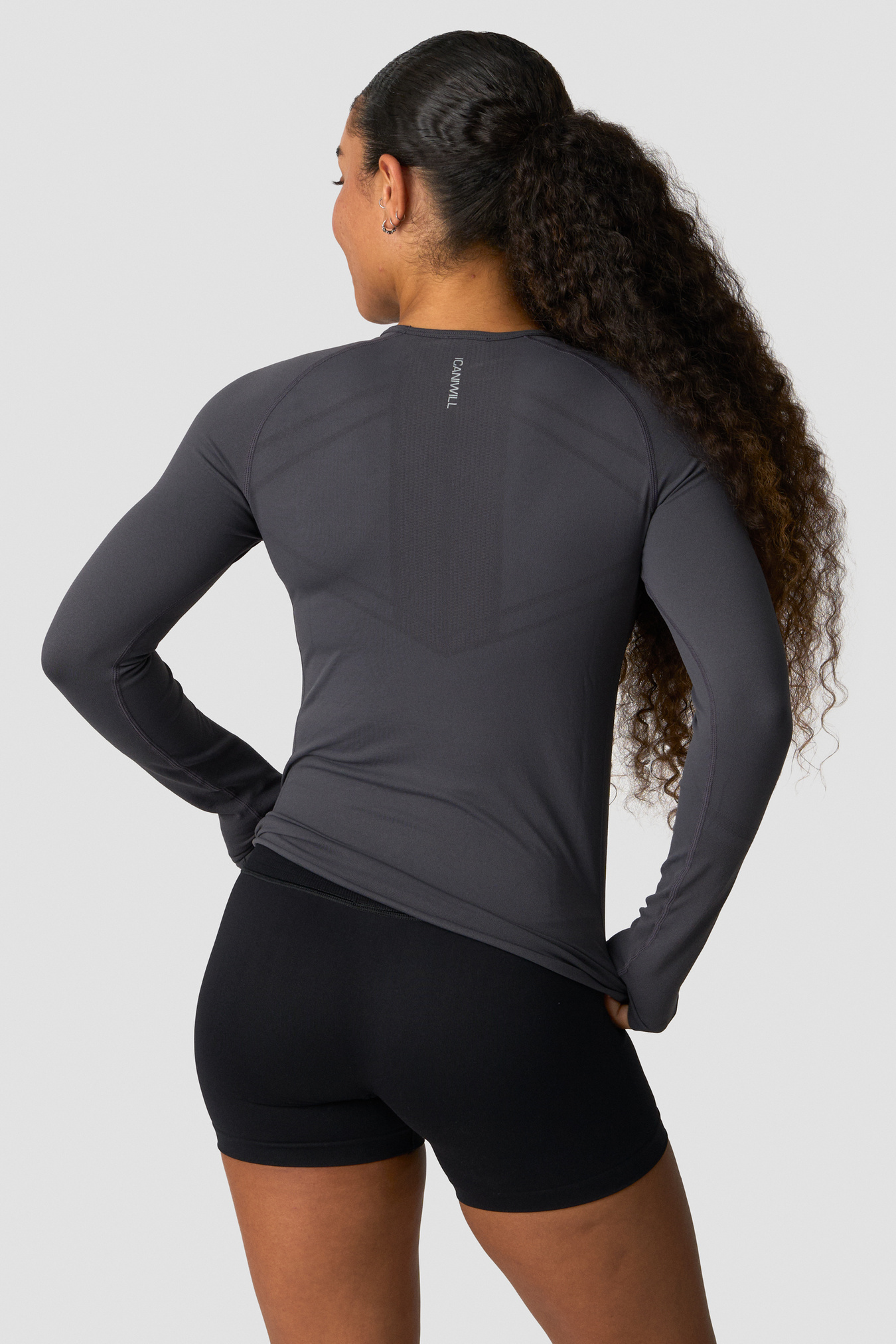 Define Seamless Long Sleeve Graphite - bilde 2