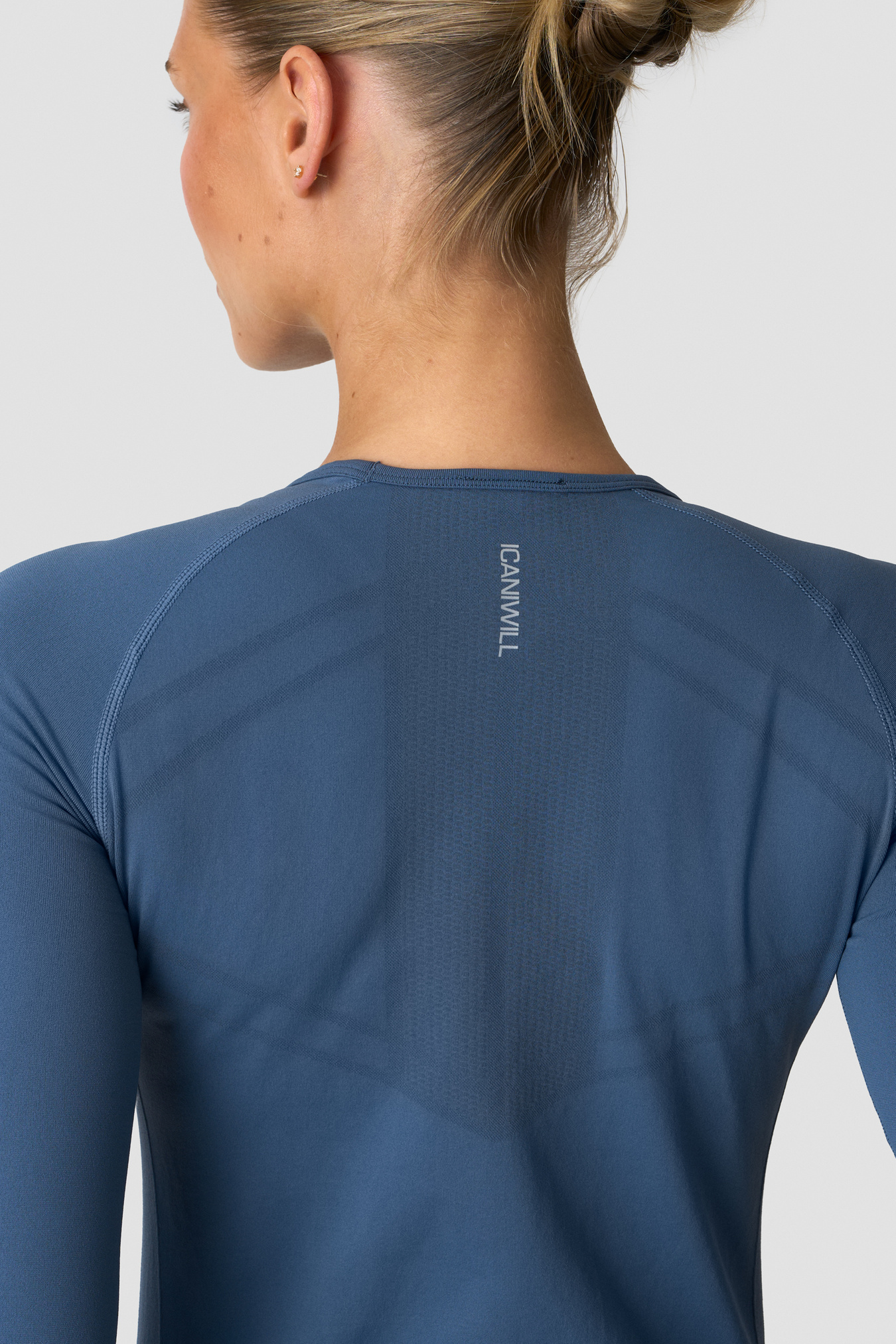 Define Seamless Long Sleeve Dusty Twilight Blue - image 2