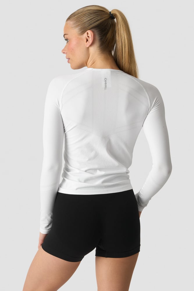 Define Seamless Long Sleeve White