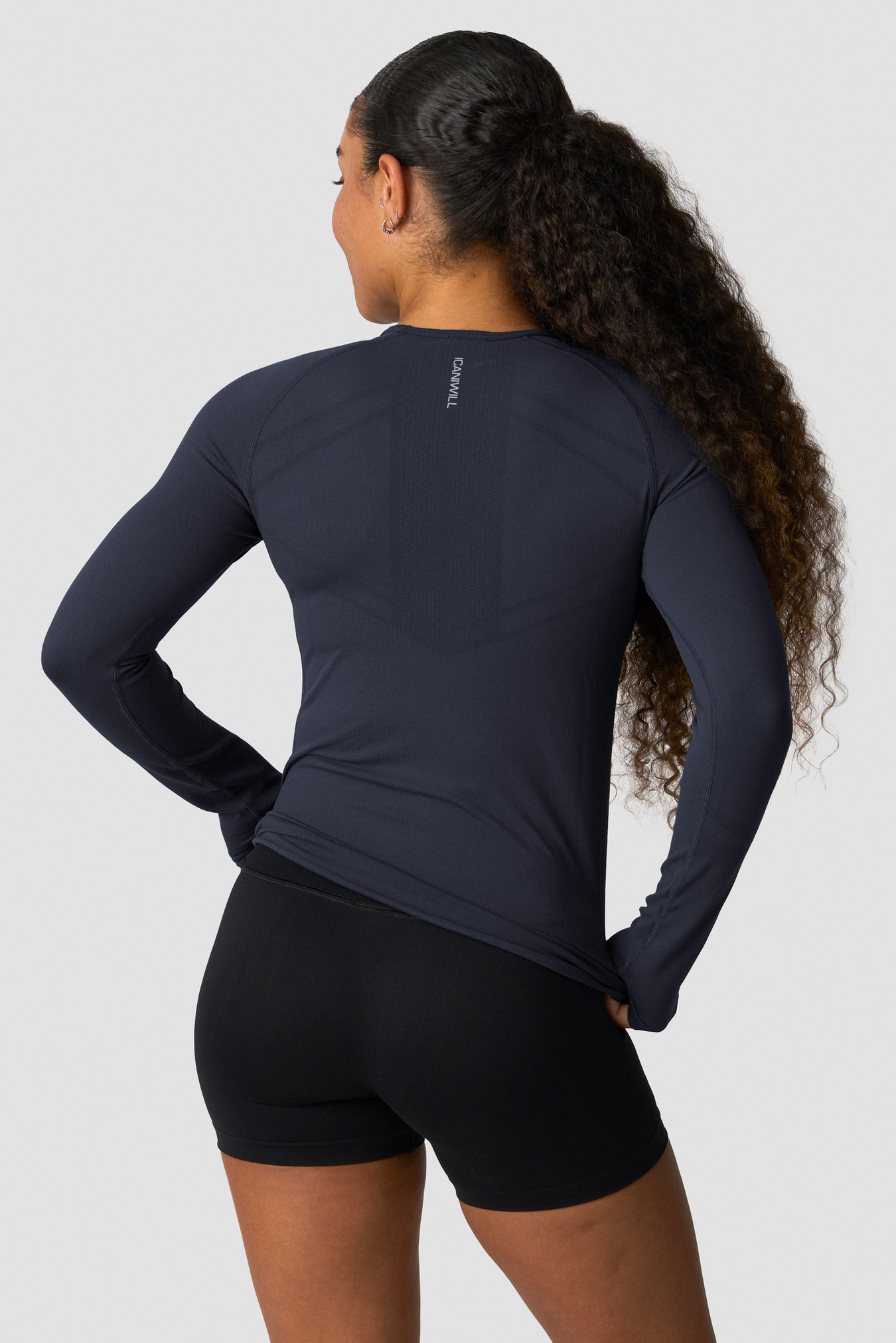 Define Seamless Long Sleeve Navy - bilde 2