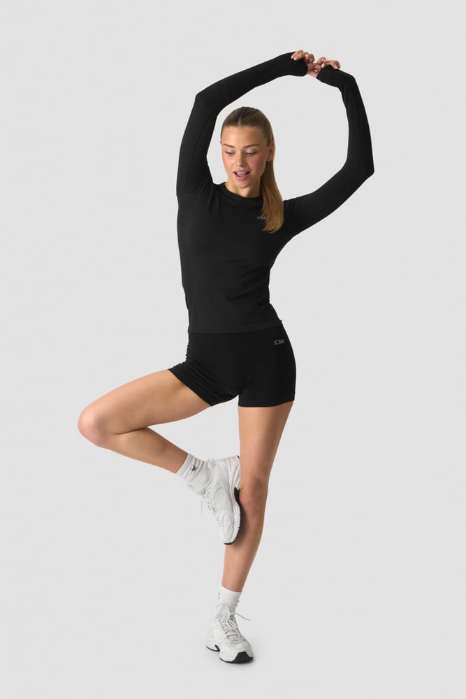 Define Seamless Long Sleeve Black