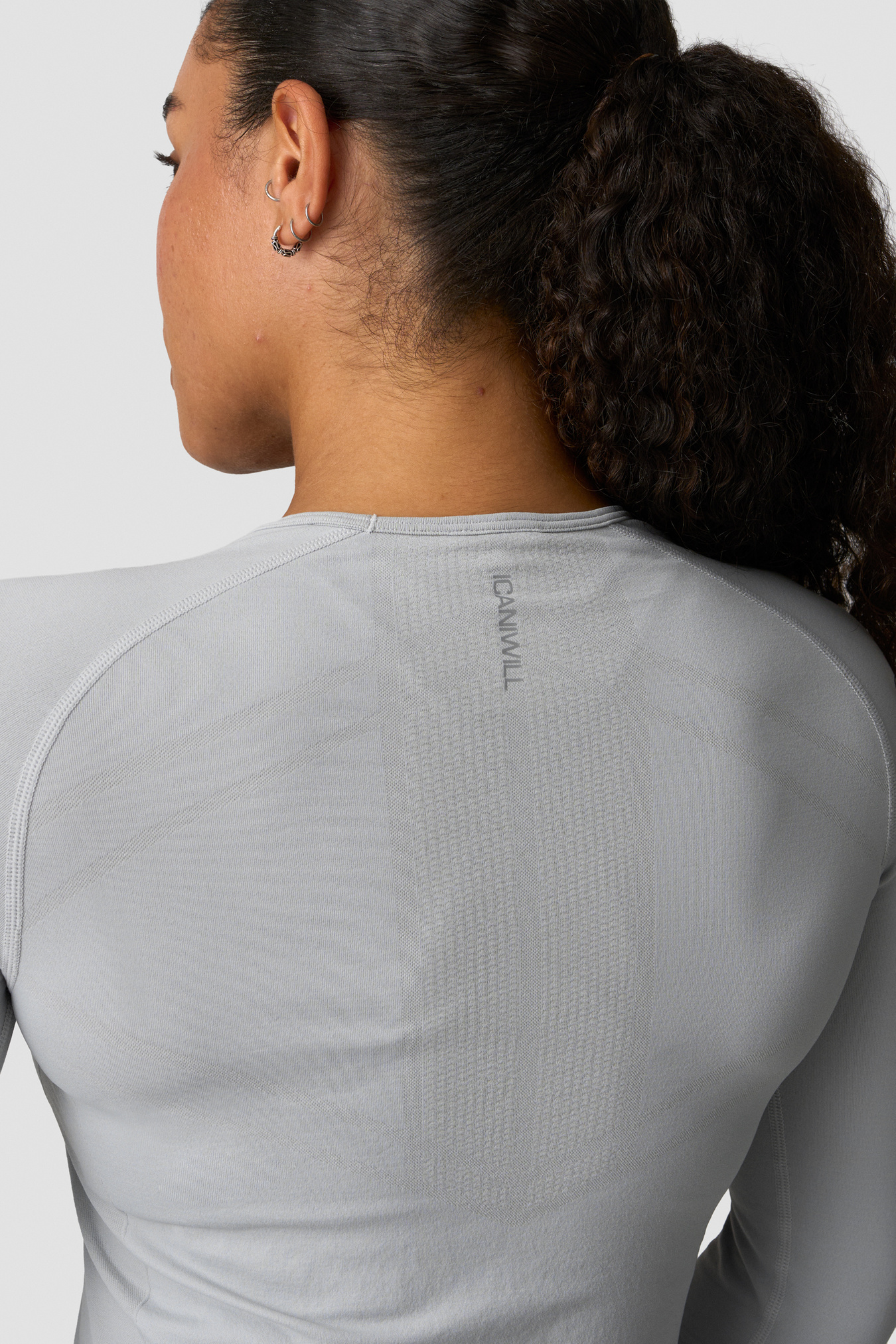 Define Seamless Long Sleeve Light Grey - bilde 3