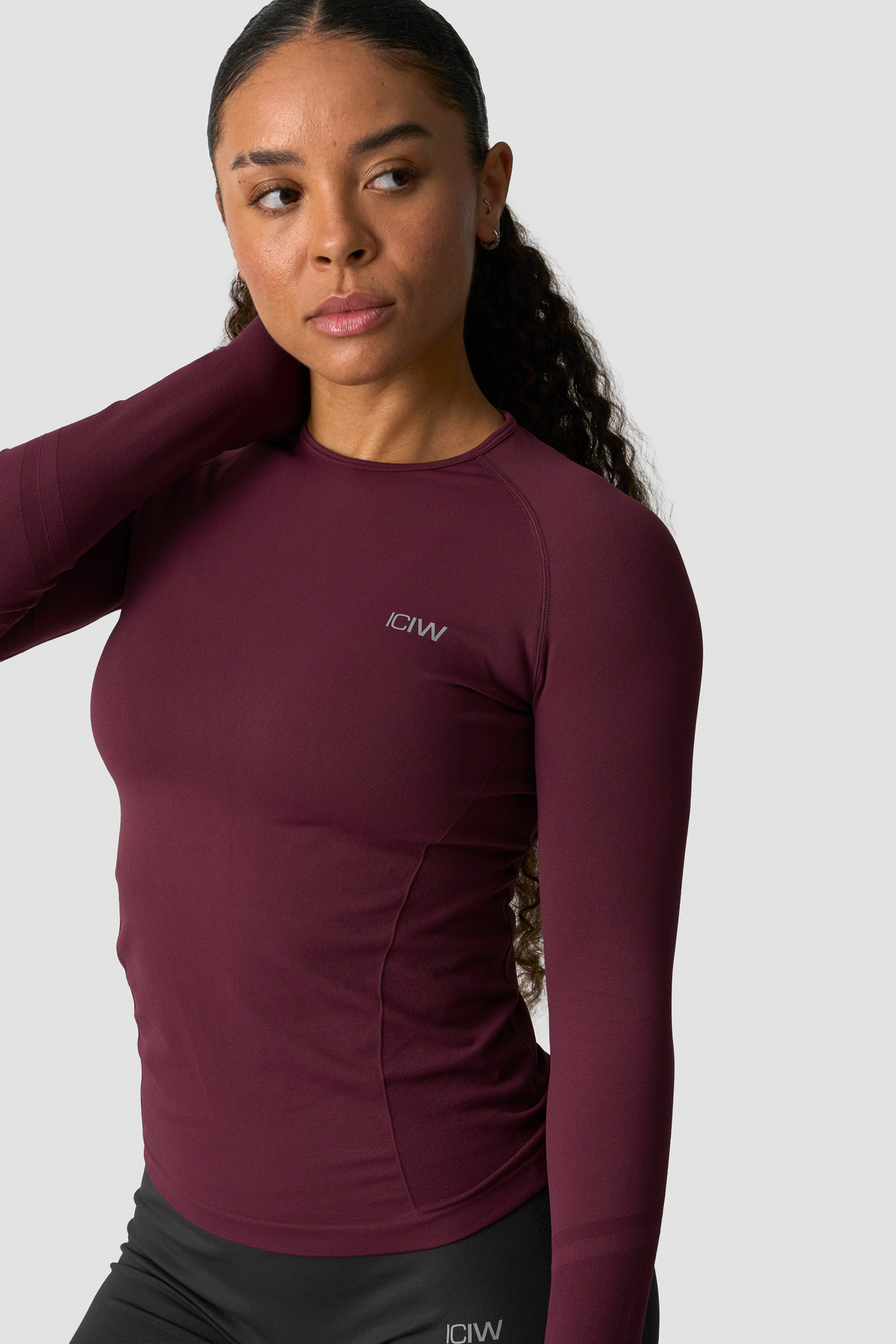 Define Seamless Long Sleeve Dark mahogany - Bild 1