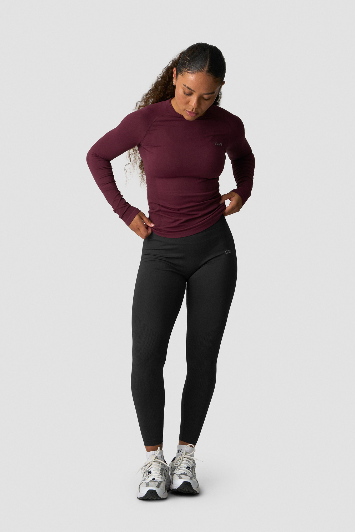 Define Seamless Long Sleeve Dark mahogany - Bild 5