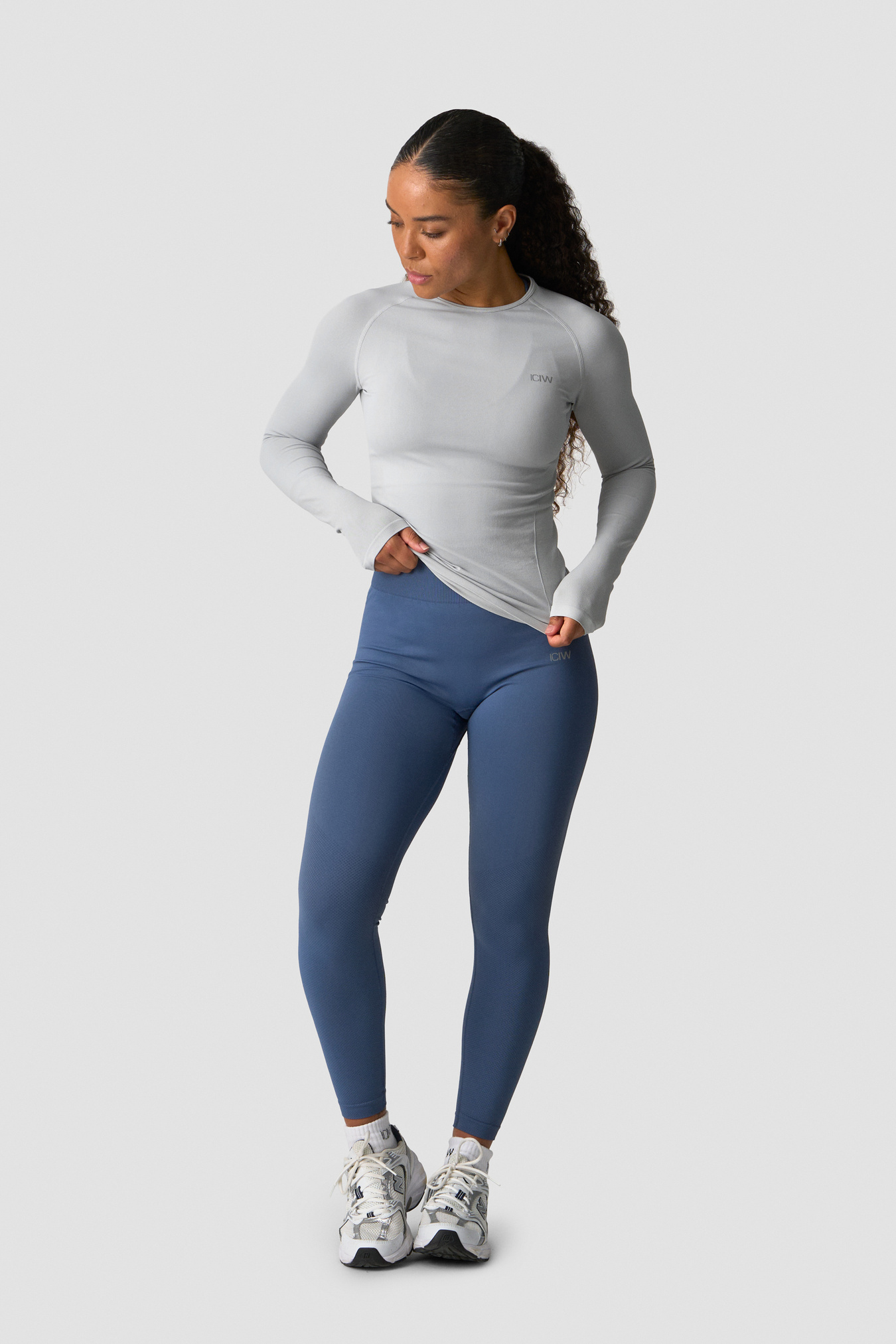 Define Seamless Long Sleeve Light Grey - bilde 4