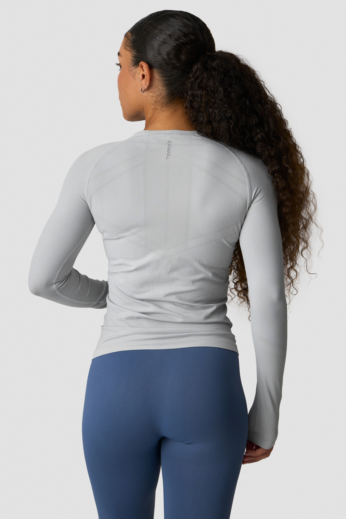 Define Seamless Long Sleeve Light Grey - bilde 1