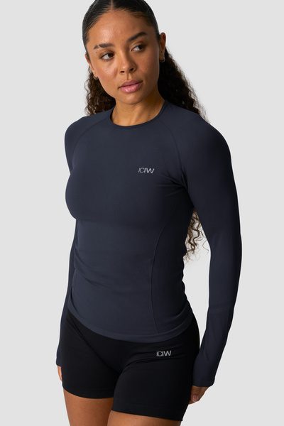 
                    Define Seamless Long Sleeve Navy
                    
                  