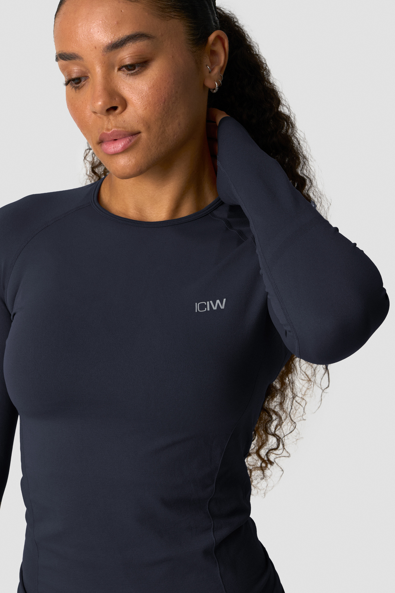 Define Seamless Long Sleeve Navy - bilde 1