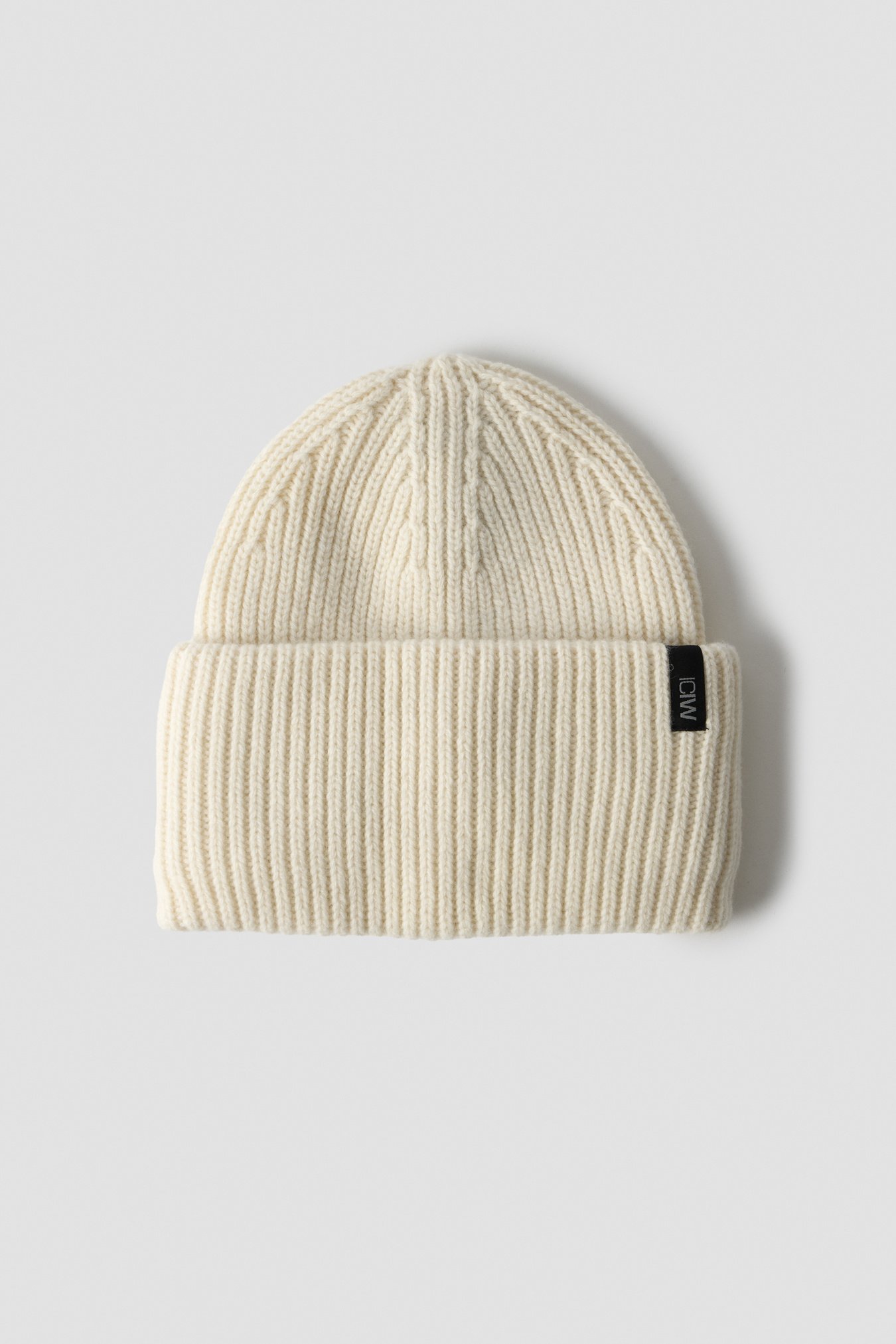 Everyday Chunky Wool Beanie Ivory - image 4