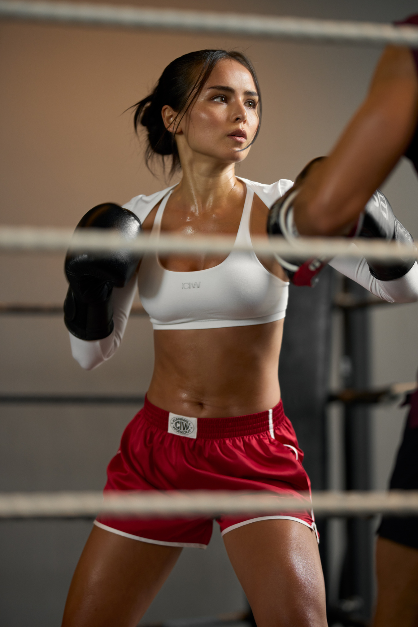 Smooth Seamless Sports Bra White Snow - immagine $