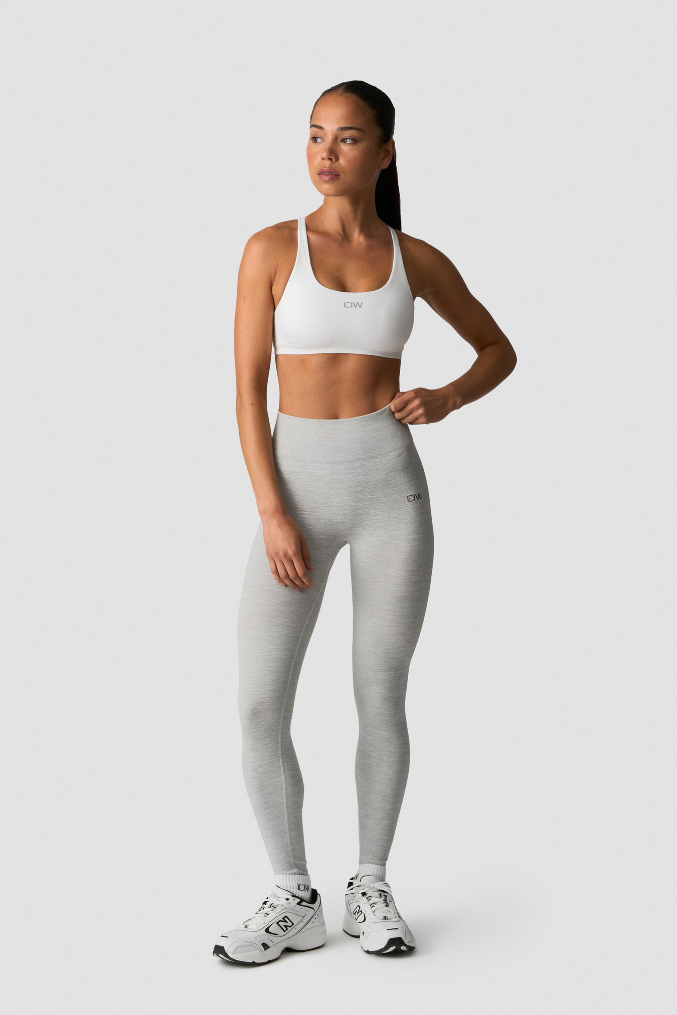 Smooth Seamless Sports Bra White Snow - bild 4