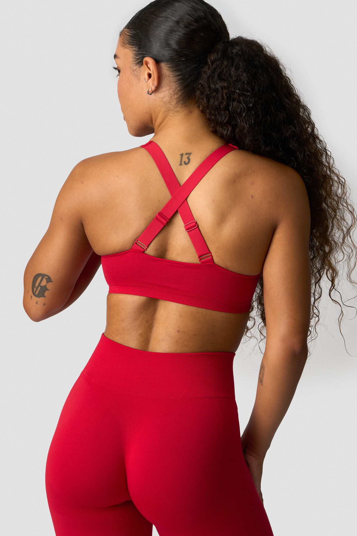Smooth Seamless Sports Bra Red Cherry - billede 3