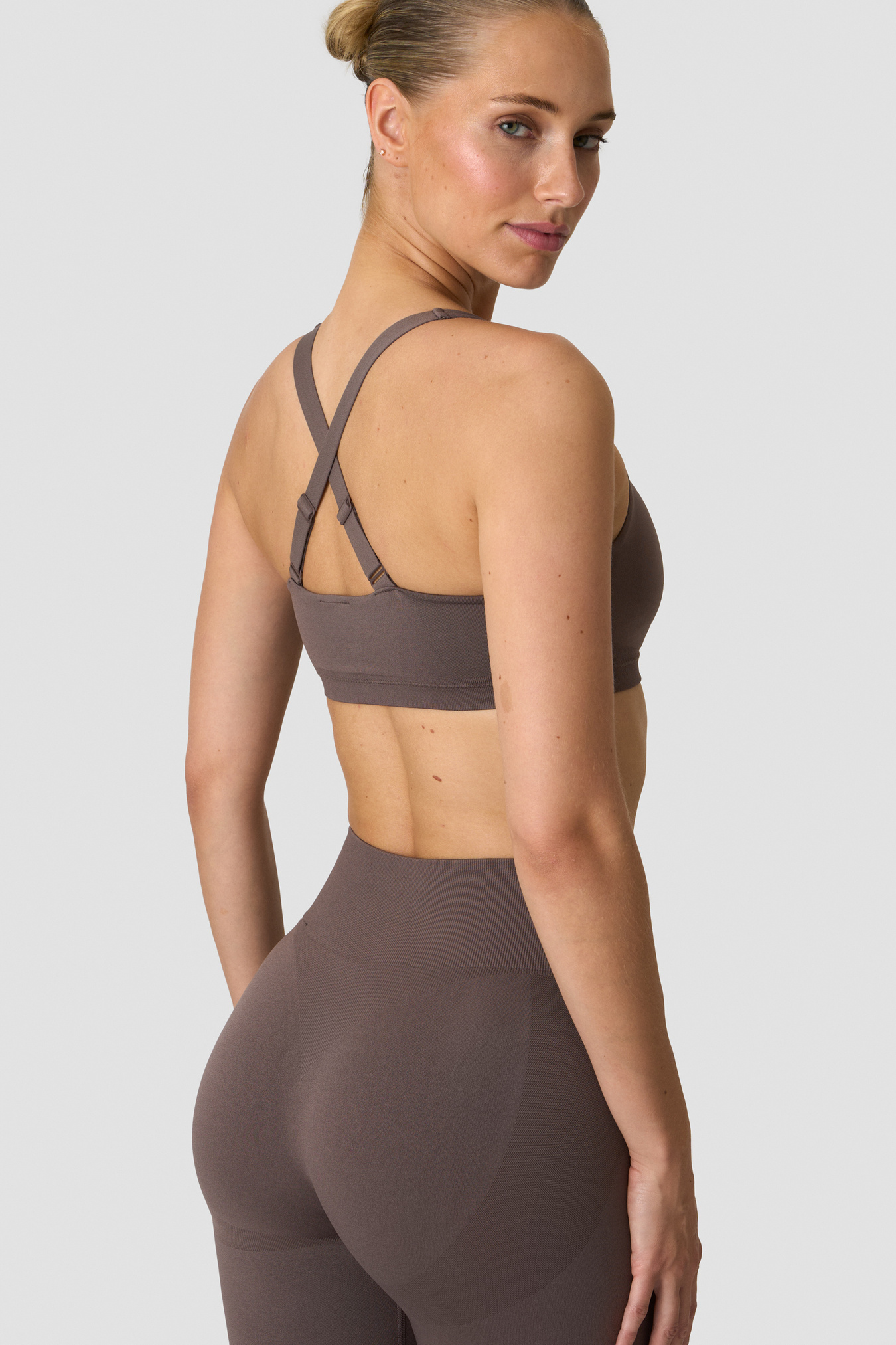 Smooth Seamless Sports Bra Dusty Brown - bild 1