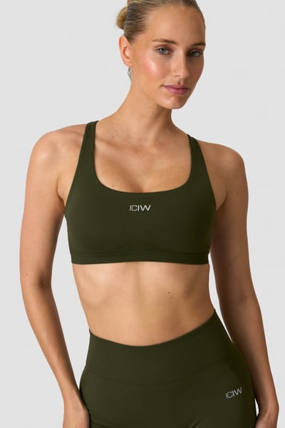 
                    Smooth Seamless Sports Bra Dark Khaki Green
                    
                  