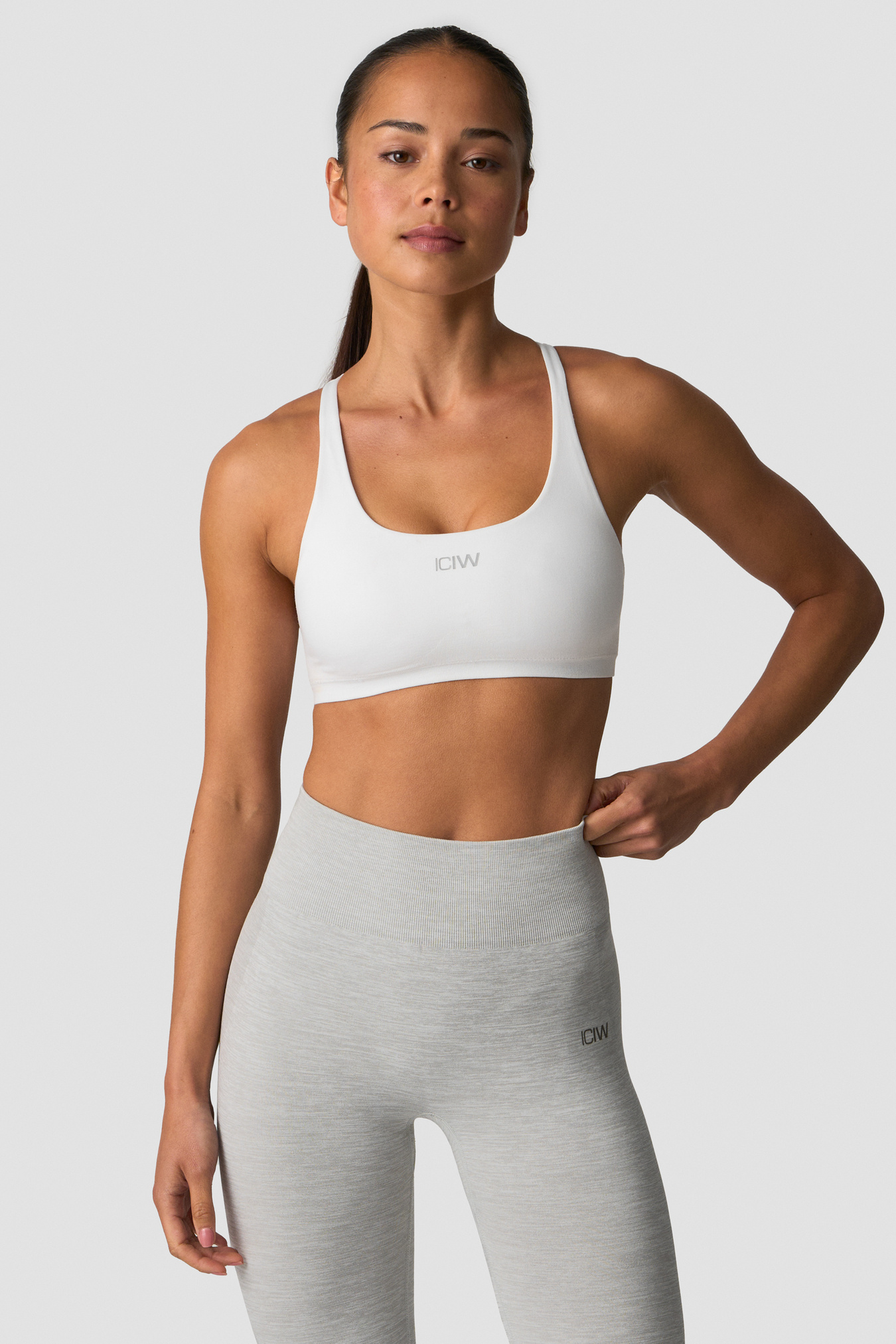 Smooth Seamless Sports Bra White Snow - bild 3