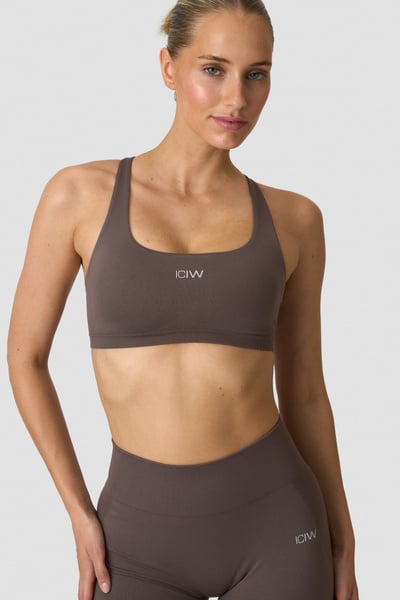 
                    Smooth Seamless Sports Bra Dusty Brown
                    
                  