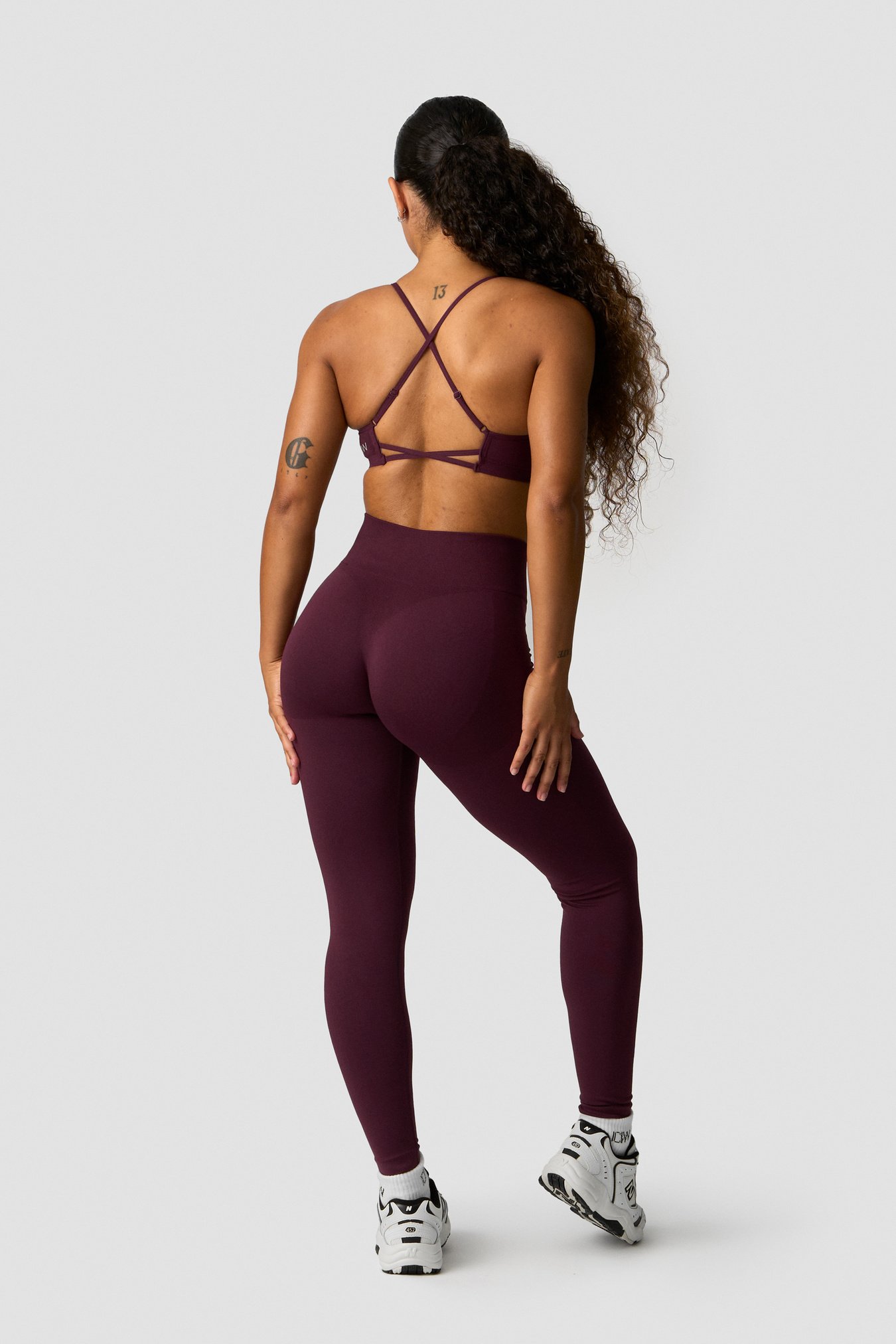 Smooth Seamless Tights Dark Mahogany - billede 5