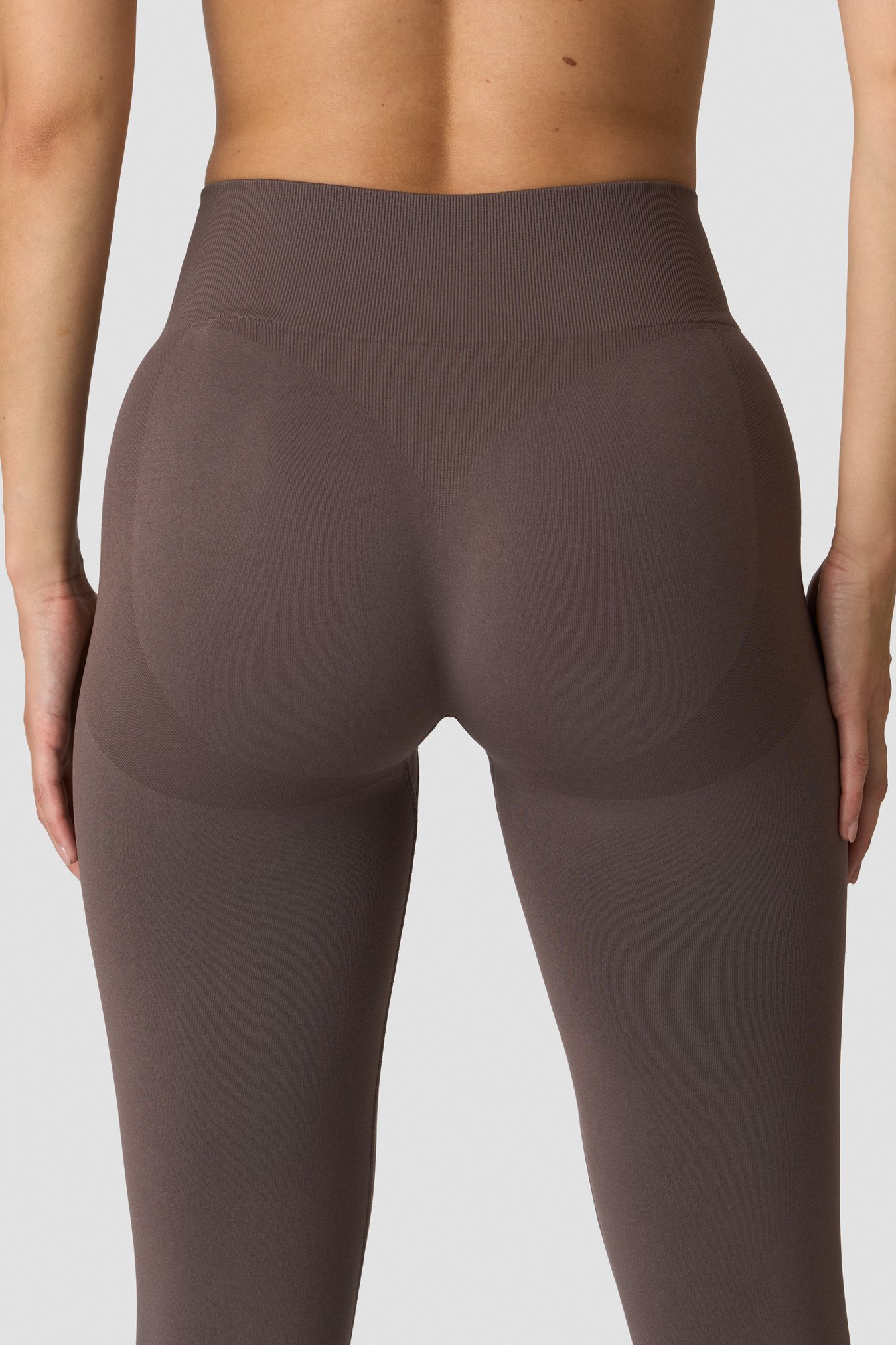 Smooth Seamless Tights Dusty Brown - billede 3