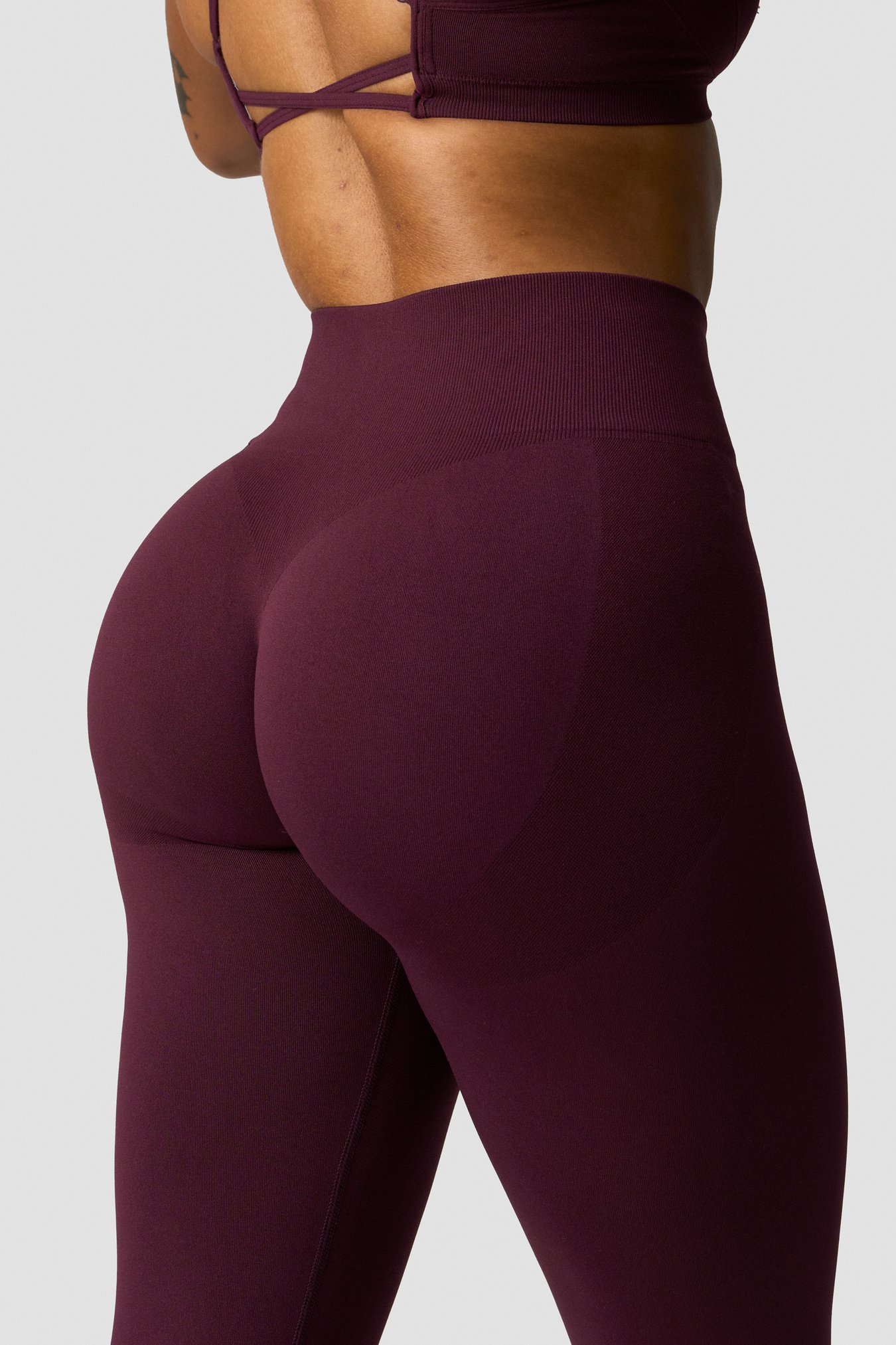 Smooth Seamless Tights Dark Mahogany - billede 2
