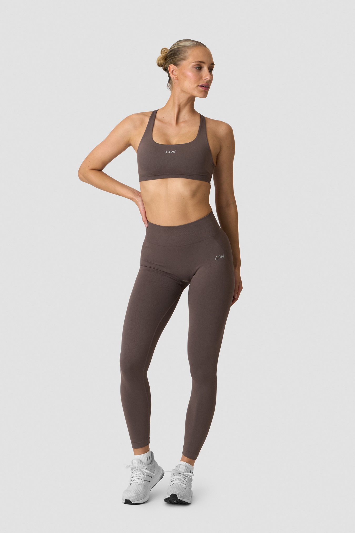Smooth Seamless Tights Dusty Brown - billede 4