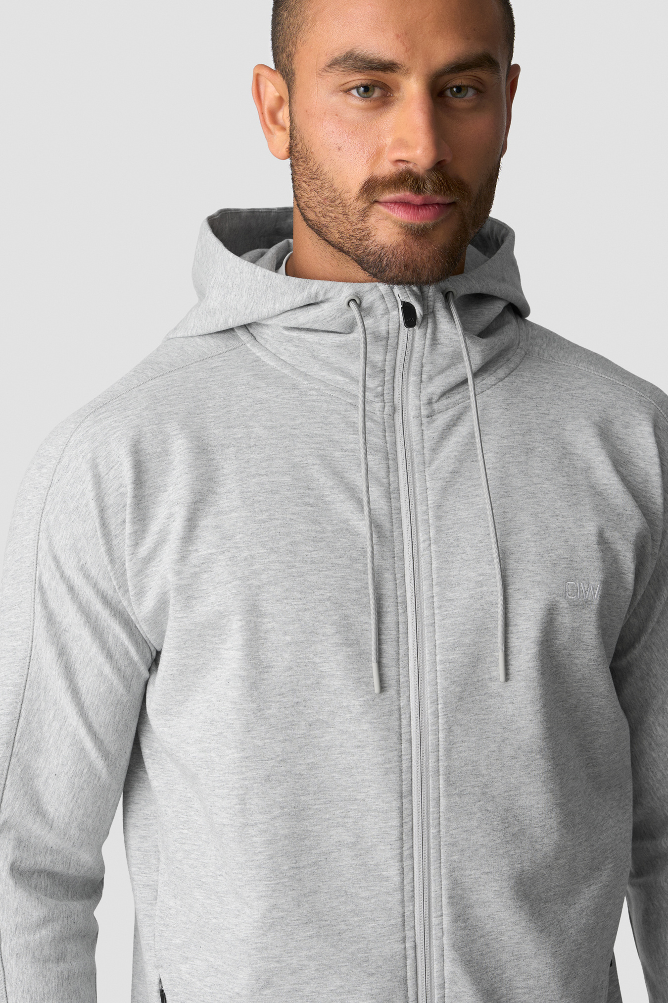 Activity Zip Hoodie M Light Grey Melange - billede 2